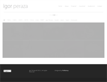 Tablet Screenshot of igorperaza.com
